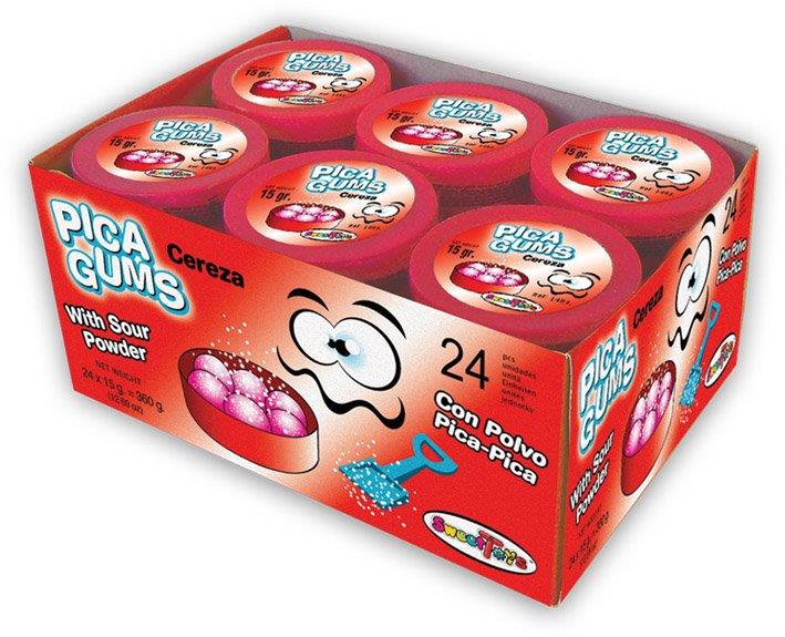 PICA GUMS CEREZA (24UD X 15GRS.)