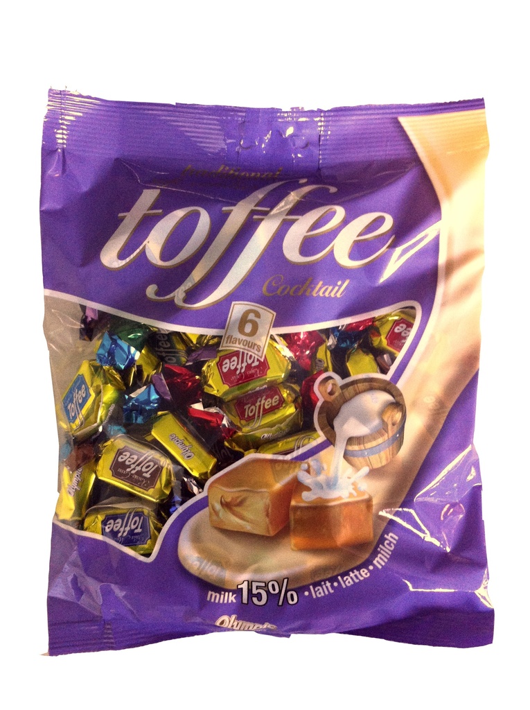 TOFFEE 6 SABORES 400GR.