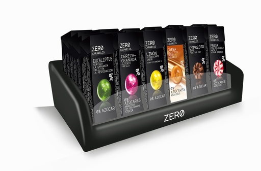 [86990] EXPOSITOR CON CARAMELO ZERO 6 STDO. (24