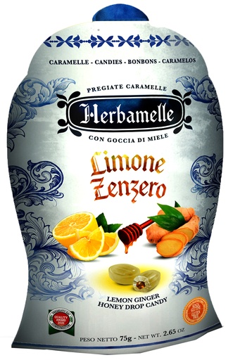 [70623] HERBAMELLE LIMON JENGIBRE MIEL 75GR.