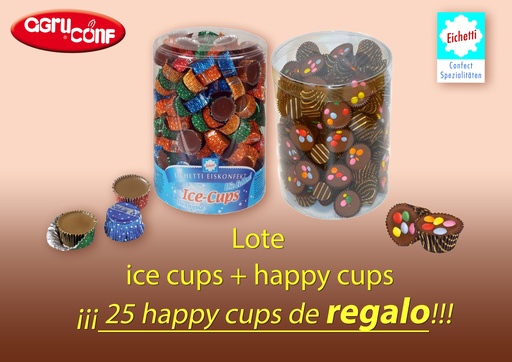 [16996] LOTE CAPSULAS CHOCOLATE + HAPPY CUPS nue