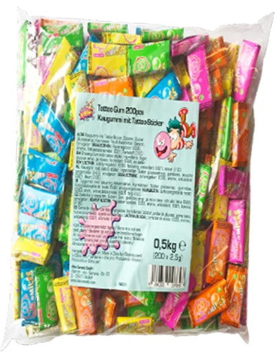 [13506] TATTOO GUM 200PCS.